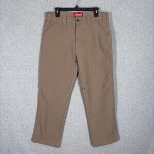 Coleman Insulated Carpenter Pant Mens 32 Canvas Rugged Stretch Work Actual 34x28